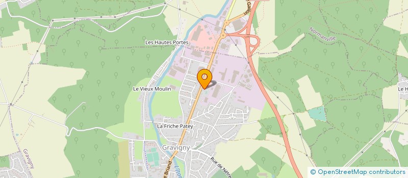 localisation de l'entreprise LES AMIS DE LA CAVE D'ARTS à GRAVIGNY