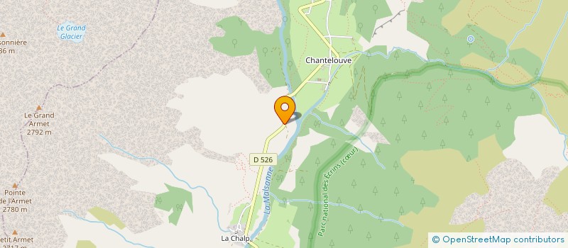 localisation de l'entreprise LES AMIS DE LA CHALP  CHANTEPERIER