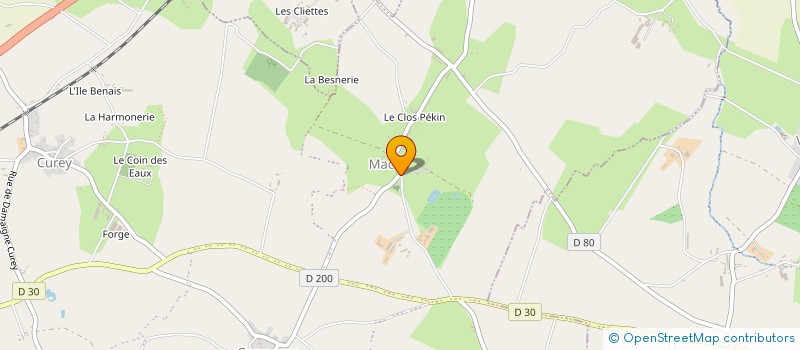 localisation de l'entreprise LES AMIS DE LA CHAPELLE  SACEY