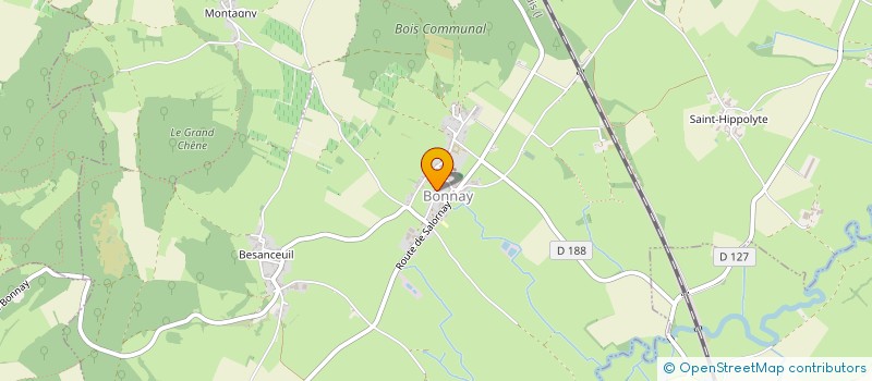 localisation de l'entreprise LES AMIS DE LA CHAPELLE DE BESANCEUIL  BONNAY-SAINT-YTHAIRE