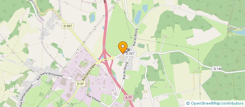 localisation de l'entreprise LES AMIS DE LA CHAPELLE DU BOSQUET  VARENNES-VAUZELLES