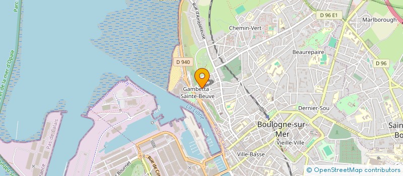 localisation de l'entreprise LES AMIS DE LA CHAPELLE DU ST SANG à BOULOGNE-SUR-MER
