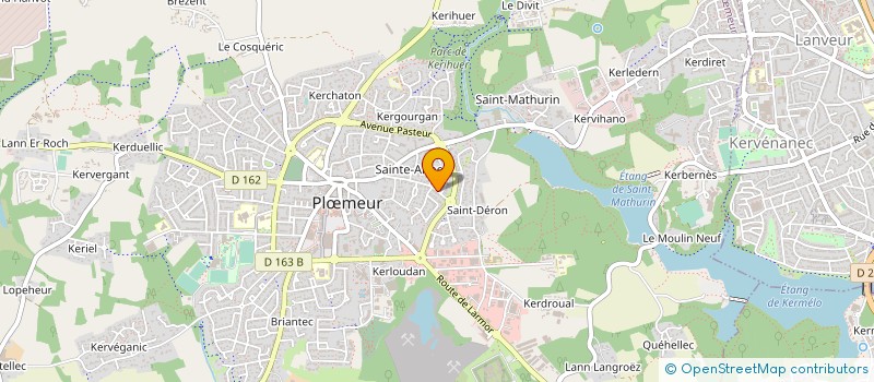 localisation de l'entreprise LES AMIS DE LA CHAPELLE SAINT ANNE (PLOEMEUR)  PLOEMEUR