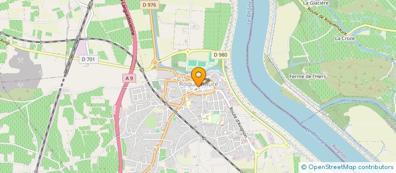 localisation de l'entreprise LES AMIS DE LA CHAPELLE SAINT JOSEPH DES CHAMPS ET SITES HISTORIQUES  ROQUEMAURE