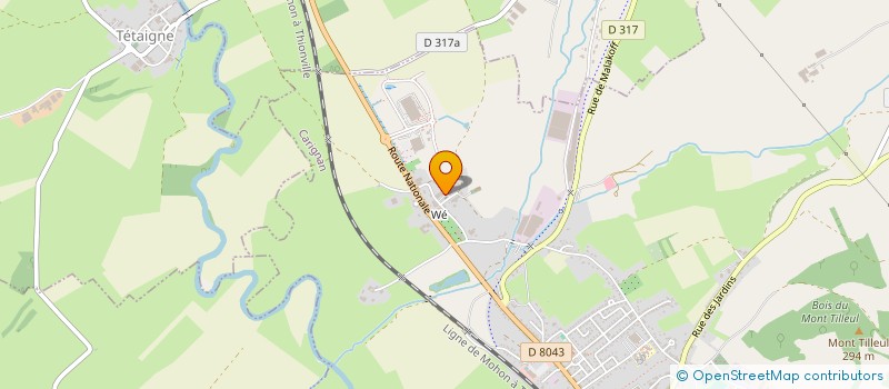 localisation de l'entreprise LES AMIS DE LA CHAPELLE SAINT-PIERRE DE WE (ARDENNES)  CARIGNAN