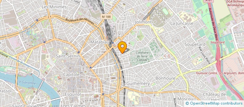 localisation de l'entreprise LES AMIS DE LA CHARPENTE à TOULOUSE