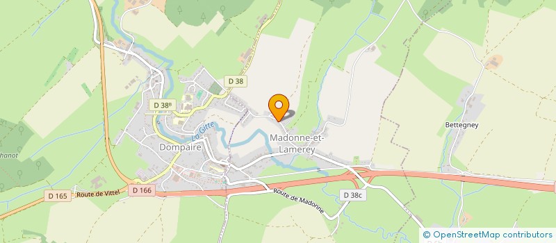 localisation de l'entreprise LES AMIS DE LA CHASSE  MADONNE-ET-LAMEREY