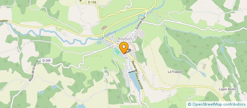 localisation de l'entreprise LES AMIS DE LA CHASSE DE MARMOT  ROYBON