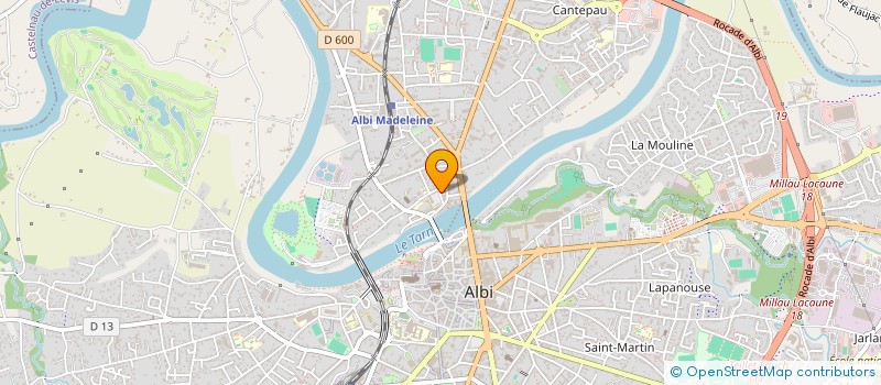 localisation de l'entreprise LES AMIS DE LA CHEMINEE - ALBI à ALBI