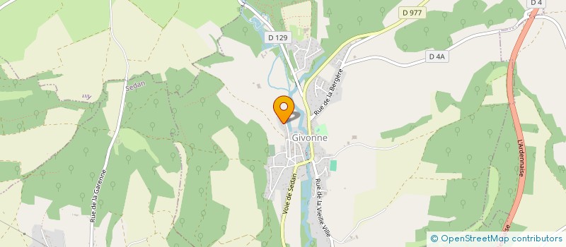 localisation de l'entreprise LES AMIS DE LA CHENAIE  GIVONNE