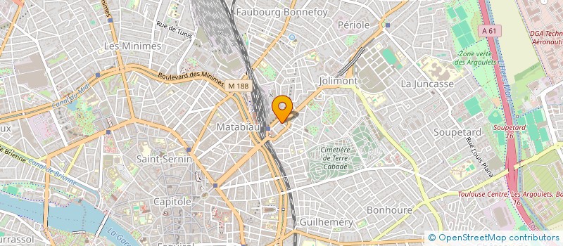 localisation de l'entreprise LES AMIS DE LA CHOUETTE COOP à TOULOUSE