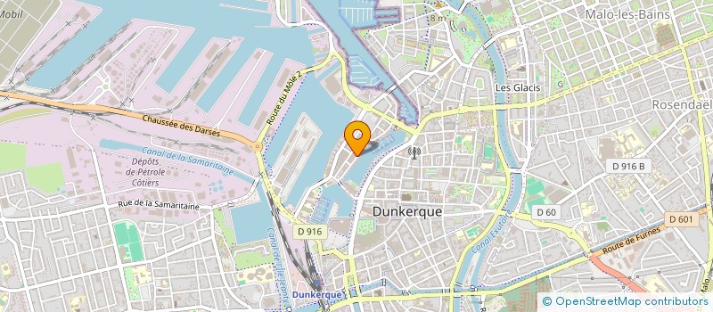 localisation de l'entreprise LES AMIS DE LA CITADELLE à DUNKERQUE
