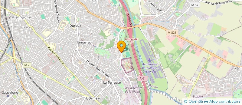 localisation de l'entreprise LES AMIS DE LA CITE DE L'ESPACE  TOULOUSE