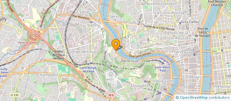 localisation de l'entreprise LES AMIS DE LA CLASSE D'ORGUE DU CONSERVATOIRE NATIONAL SUPERIEUR DE MUSIQUE ET DE DANSE DE LYON  LYON