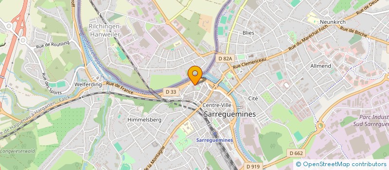 localisation de l'entreprise LES AMIS DE LA COCCINELLE  SARREGUEMINES