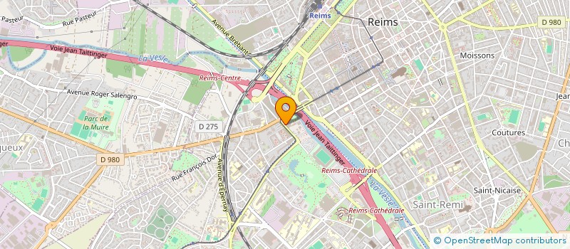 localisation de l'entreprise LES AMIS DE LA COMEDIE DE REIMS  REIMS