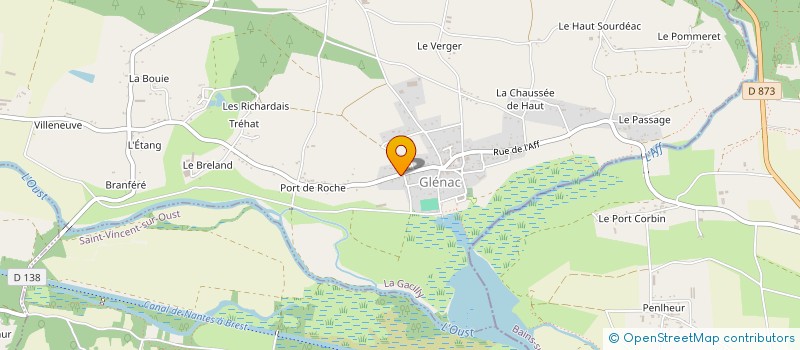 localisation de l'entreprise LES AMIS DE LA COUR DE LAUNAY ET DU PATRIMOINE FOUGERETAIS  LES FOUGERETS