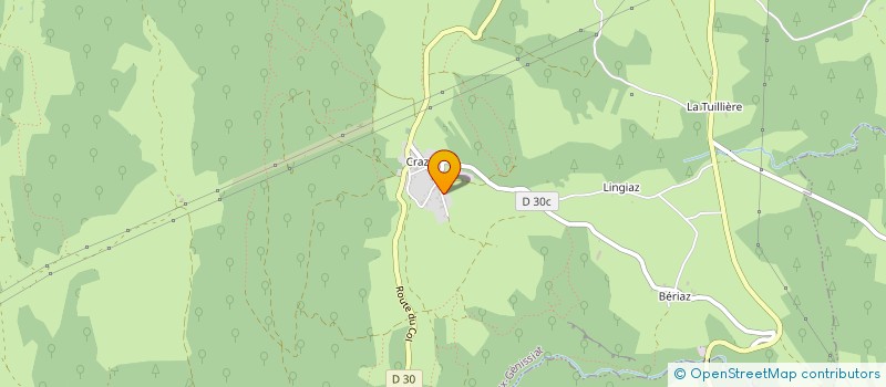 localisation de l'entreprise LES AMIS DE LA CRAZ à INJOUX-GENISSIAT