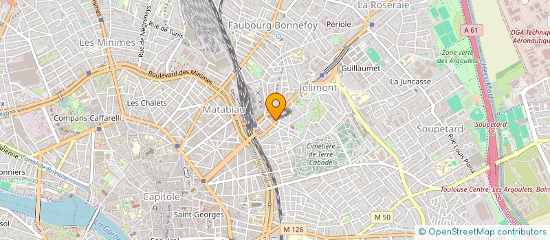 localisation de l'entreprise LES AMIS DE LA CROISIERE CHANTANTE à TOULOUSE