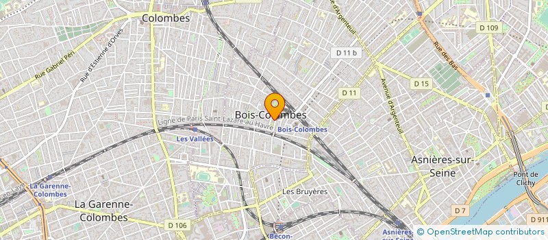 localisation de l'entreprise LES AMIS DE LA CULTURE à BOIS-COLOMBES