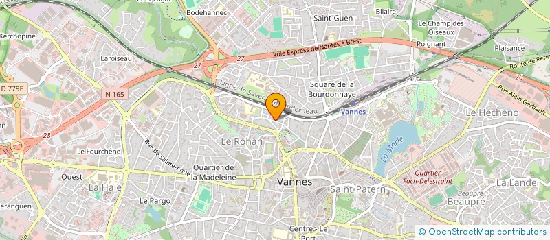 localisation de l'entreprise LES AMIS DE LA CULTURE BRETONNE EN PAYS VANNETAIS à VANNES