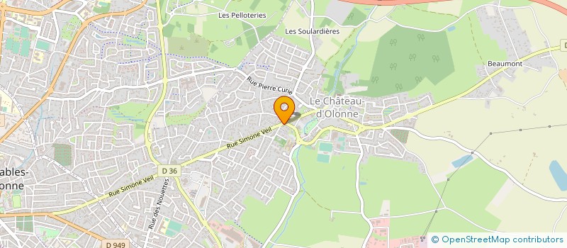 localisation de l'entreprise LES AMIS DE LA DANSE à LES SABLES D'OLONNE