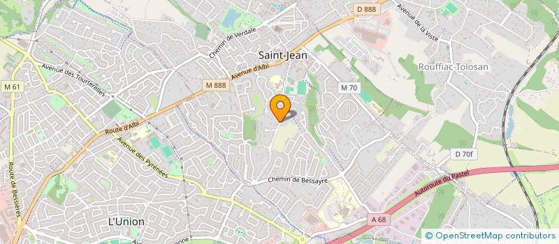 localisation de l'entreprise LES AMIS DE LA DANSE à SAINT-JEAN
