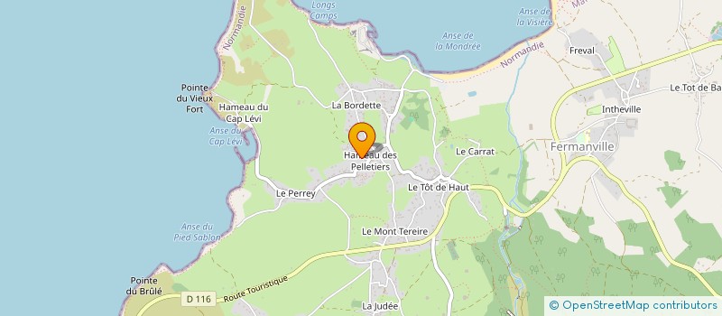 localisation de l'entreprise LES AMIS DE LA DANSE  FERMANVILLE