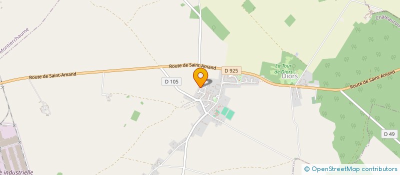 localisation de l'entreprise LES AMIS DE LA DAUPHINERIE à DIORS