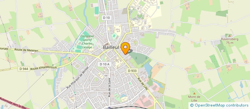 localisation de l'entreprise LES AMIS DE LA DECO à BAILLEUL