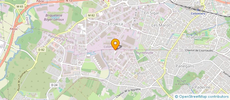 localisation de l'entreprise LES AMIS DE LA DECOUVERTE ET DE LA NATURE  TOURNEFEUILLE