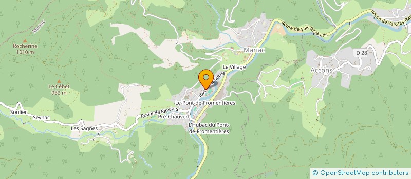 localisation de l'entreprise LES AMIS DE LA DORNE  MARIAC