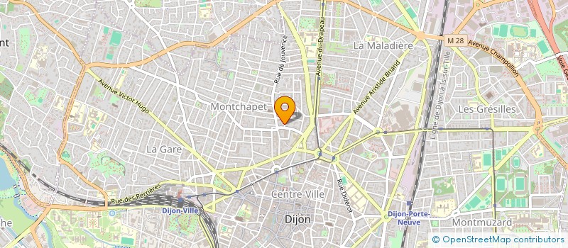 localisation de l'entreprise LES AMIS DE LA FERME DE BARME  DIJON