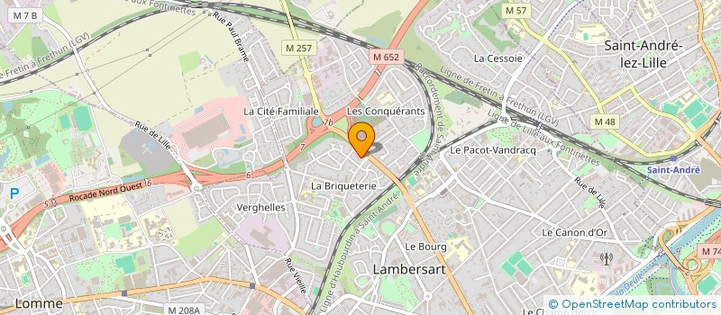 localisation de l'entreprise LES AMIS DE LA FERME GARIN à LAMBERSART