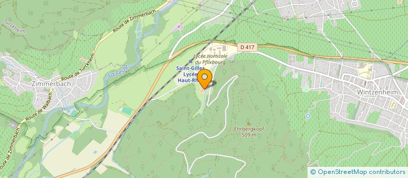 localisation de l'entreprise LES AMIS DE LA FERME SAINT GILLES  WINTZENHEIM