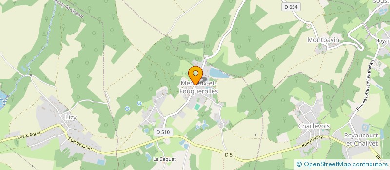 localisation de l'entreprise LES AMIS DE LA FETE DU LIVRE DE MERLIEUX à MERLIEUX-ET-FOUQUEROLLES