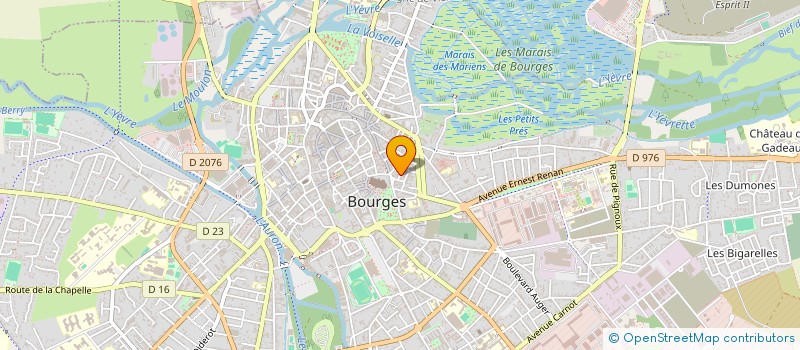 localisation de l'entreprise LES AMIS DE LA FOL  BOURGES