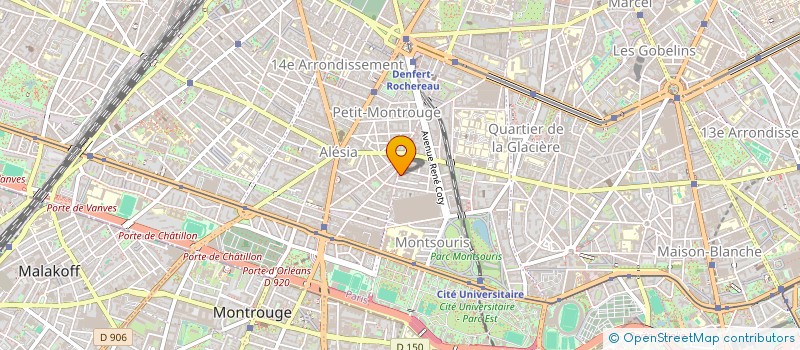 localisation de l'entreprise LES AMIS DE LA FONDATION JEAN ET SIMONE LURCAT (A.F.J.S.L.)  PARIS