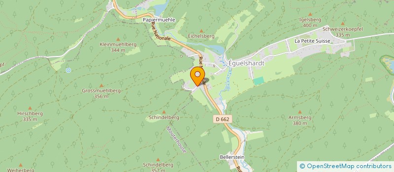 localisation de l'entreprise LES AMIS DE LA FORET DU PAYS DE BITCHE  EGUELSHARDT