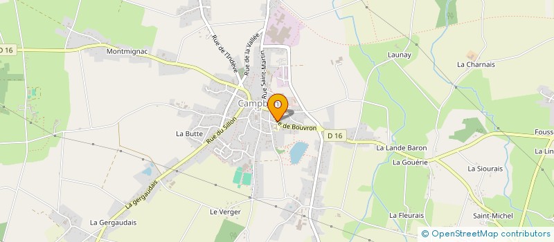 localisation de l'entreprise LES AMIS DE LA FORGE  CAMPBON