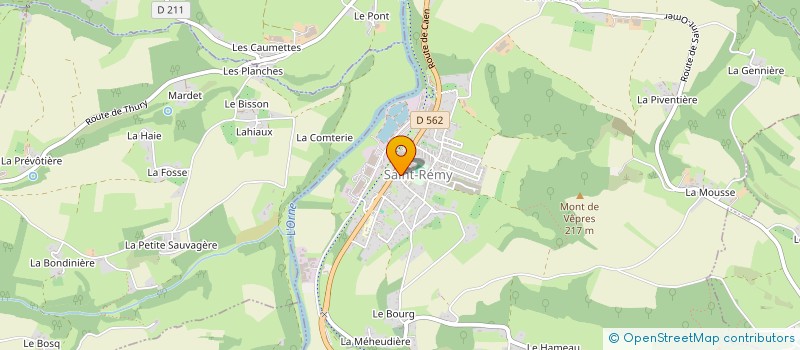 localisation de l'entreprise LES AMIS DE LA FORGE  SAINT-REMY
