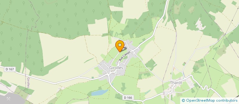 localisation de l'entreprise LES AMIS DE LA FOUQUETTE  GIROLLES