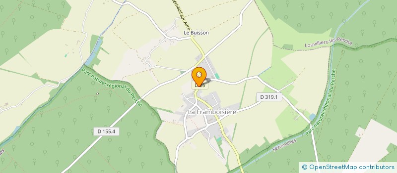 localisation de l'entreprise LES AMIS DE LA FRAMBOISIERE à LA FRAMBOISIERE
