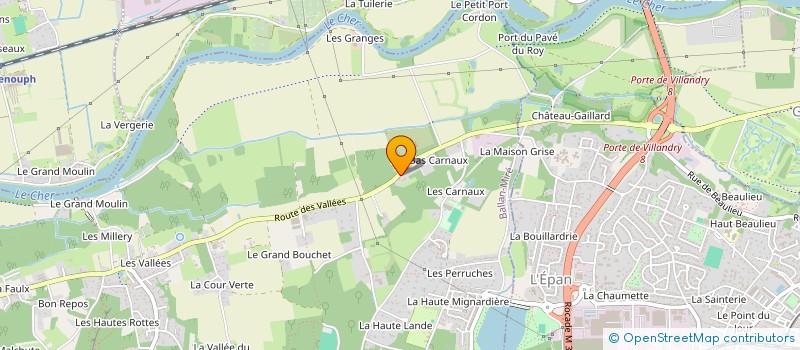 localisation de l'entreprise LES AMIS DE LA FUYE  BALLAN-MIRE