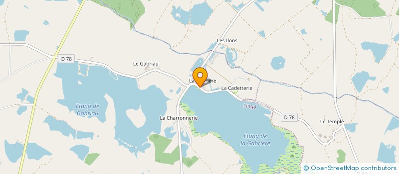 localisation de l'entreprise LES AMIS DE LA GABRIERE à LINGE