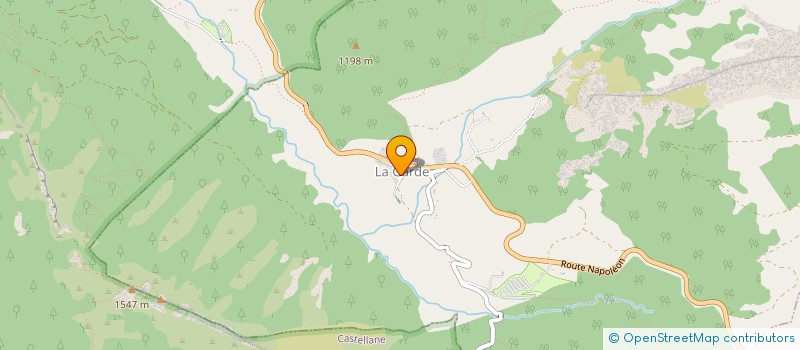 localisation de l'entreprise LES AMIS DE LA GARDE 04  LA GARDE