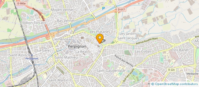 localisation de l'entreprise LES AMIS DE LA GASTRONOMIE CATALANE  PERPIGNAN