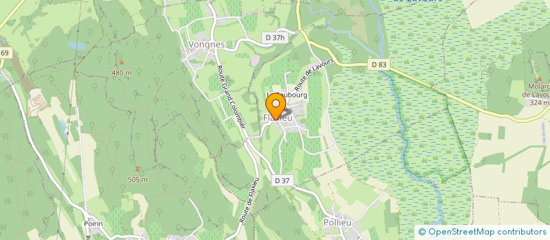 localisation de l'entreprise LES AMIS DE LA GAVINIERE à CEYZERIEU