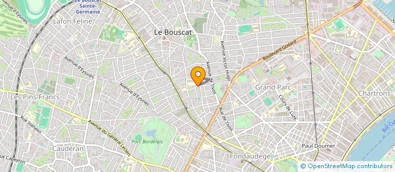 localisation de l'entreprise LES AMIS DE LA GOLONDRINA  LE BOUSCAT