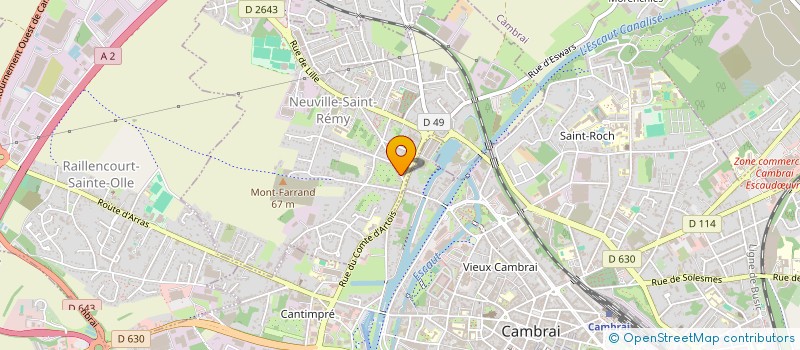 localisation de l'entreprise LES AMIS DE LA GROSSE...TRUITE  NEUVILLE-SAINT-REMY